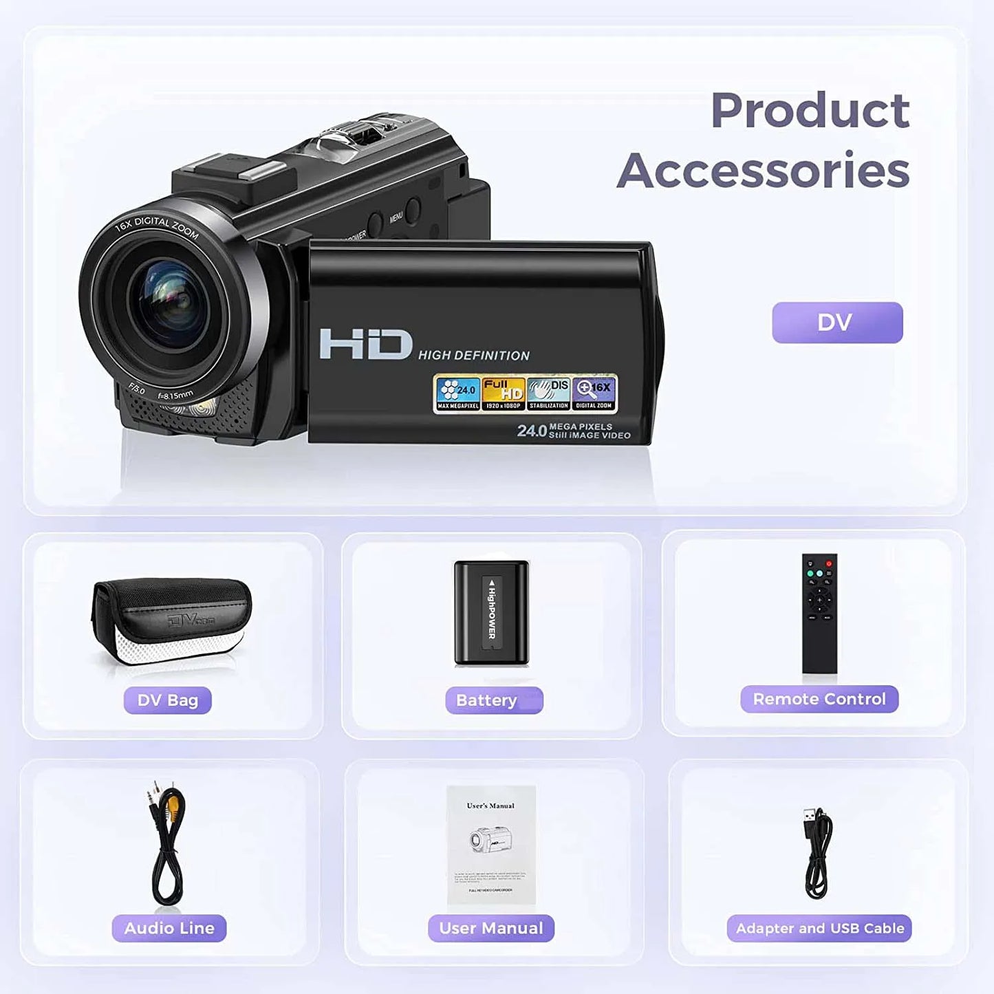 Digital Camera Photographic Cameras With 3.0 Inch Rotating Screen Professional Photo Camera Hd Video Kids Cameras For Home