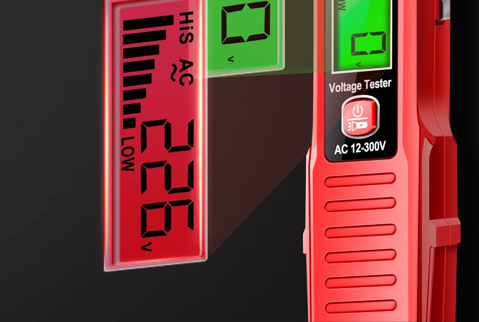ANENG VD807 One-word Induction Tester Portable 50/60Hz Smart Electric Pen NCV Sensor AC 12-300V Non-contact Wire Detector Tools