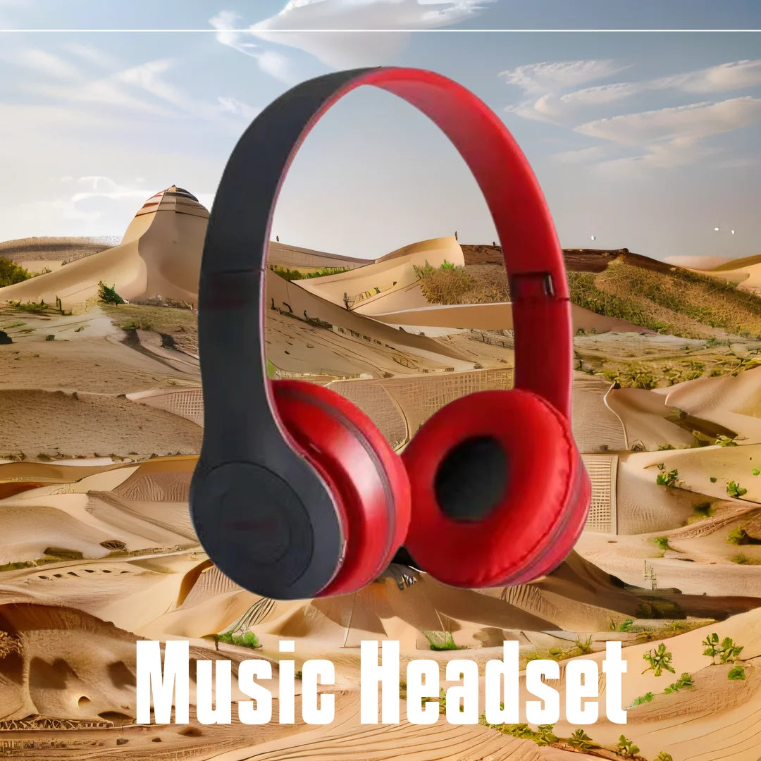 Stereo Headset Bluetooth Folding Series Wireless Sports Game Headset Wireless Headphones Foldable HIFI Headset Earphone with Mic