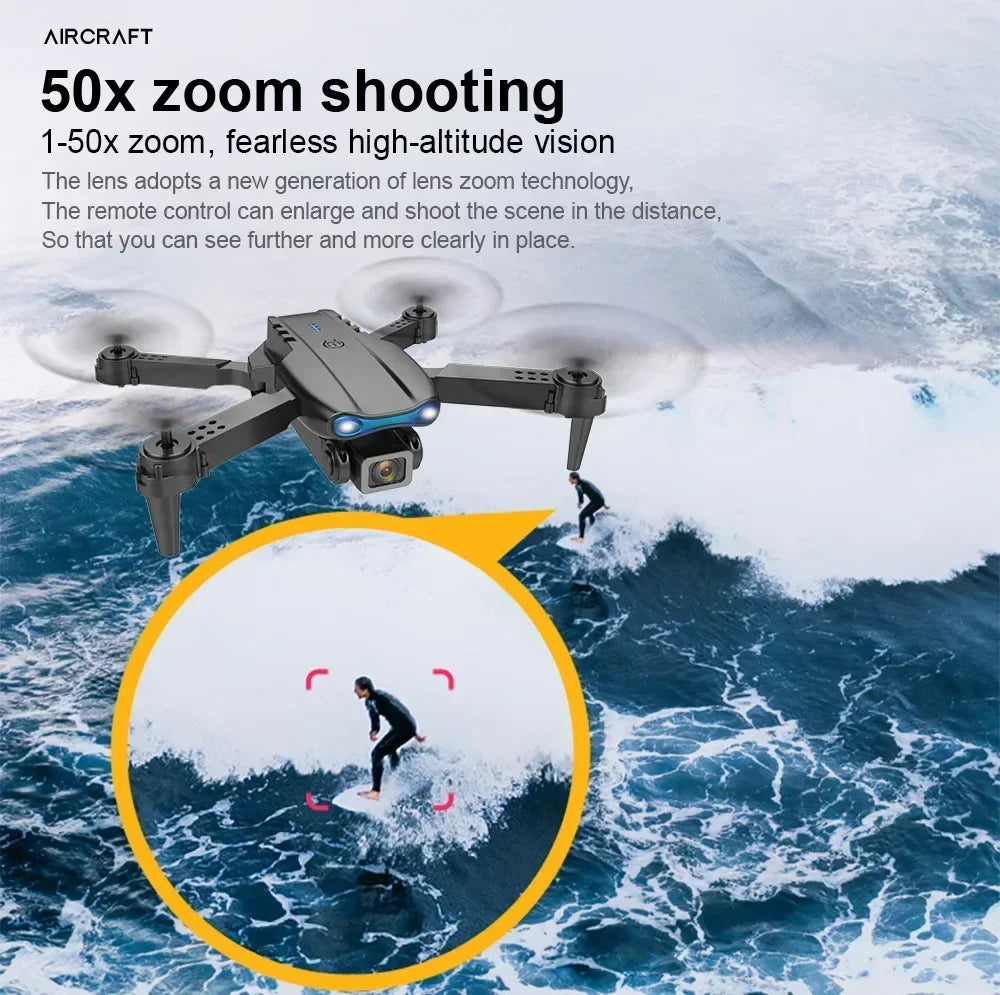 Foldable E99 K3 Pro HD 4K Drone With Dual Camera WIFI Aerial Photography RC Quadcopter High Hold Mode Helicopter Toy Gift