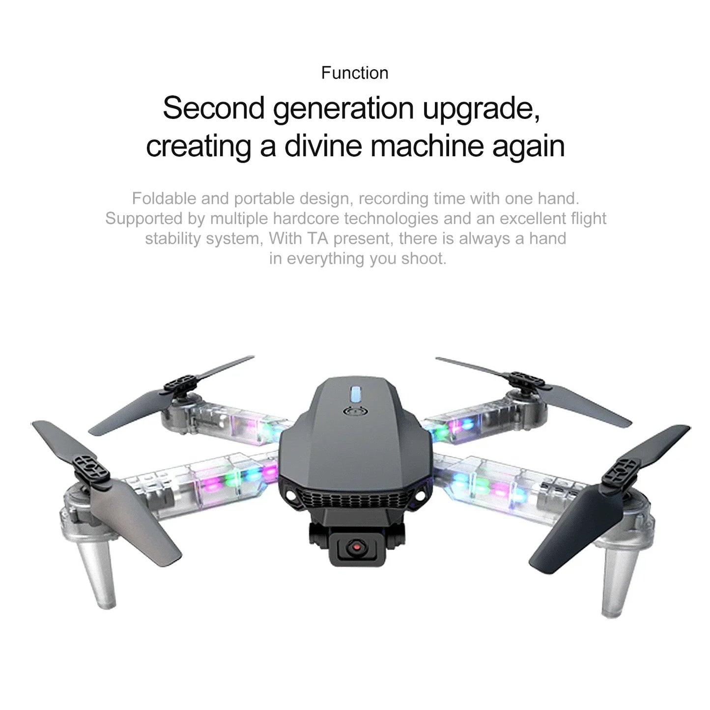 Foldable E99 K3 Pro HD 4K Drone With Dual Camera WIFI Aerial Photography RC Quadcopter High Hold Mode Helicopter Toy Gift