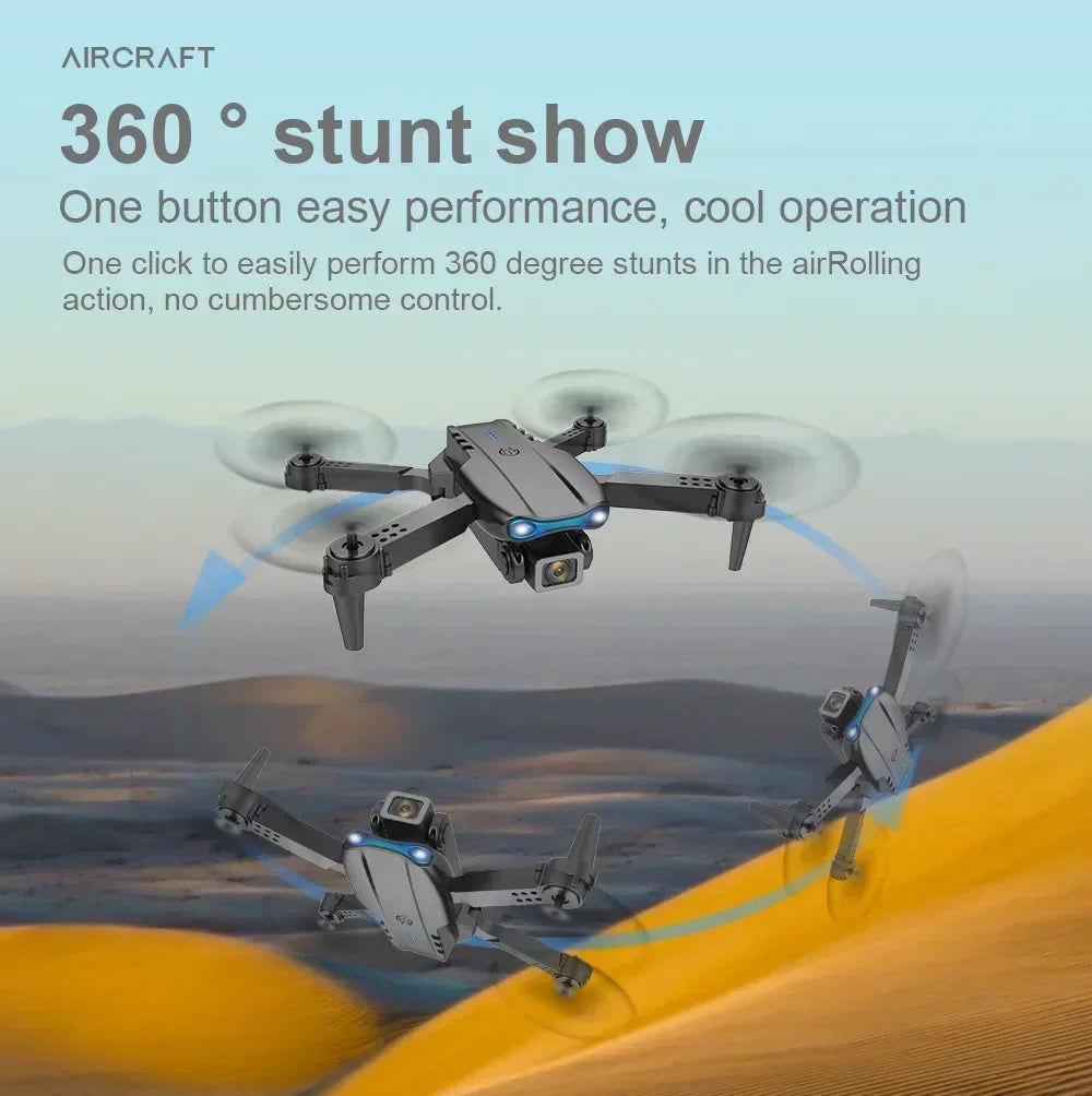 Foldable E99 K3 Pro HD 4K Drone With Dual Camera WIFI Aerial Photography RC Quadcopter High Hold Mode Helicopter Toy Gift