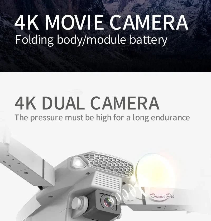 KBDFA 2023 New E88 Pro WIFI FPV Drone Wide Angle HD 4K 1080P Camera Height Hold RC Foldable Quadcopter Dron Helicopter Toys Gift