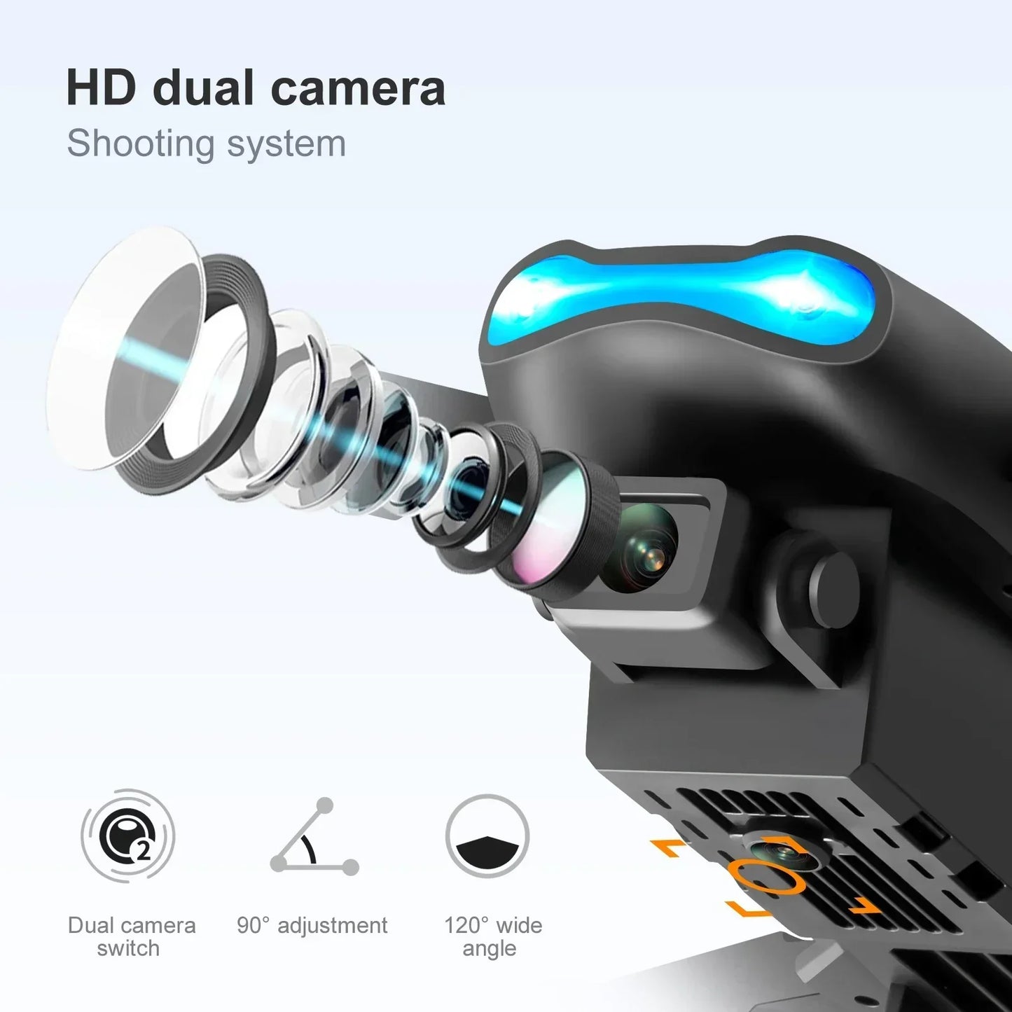 Foldable E99 K3 Pro HD 4K Drone With Dual Camera WIFI Aerial Photography RC Quadcopter High Hold Mode Helicopter Toy Gift