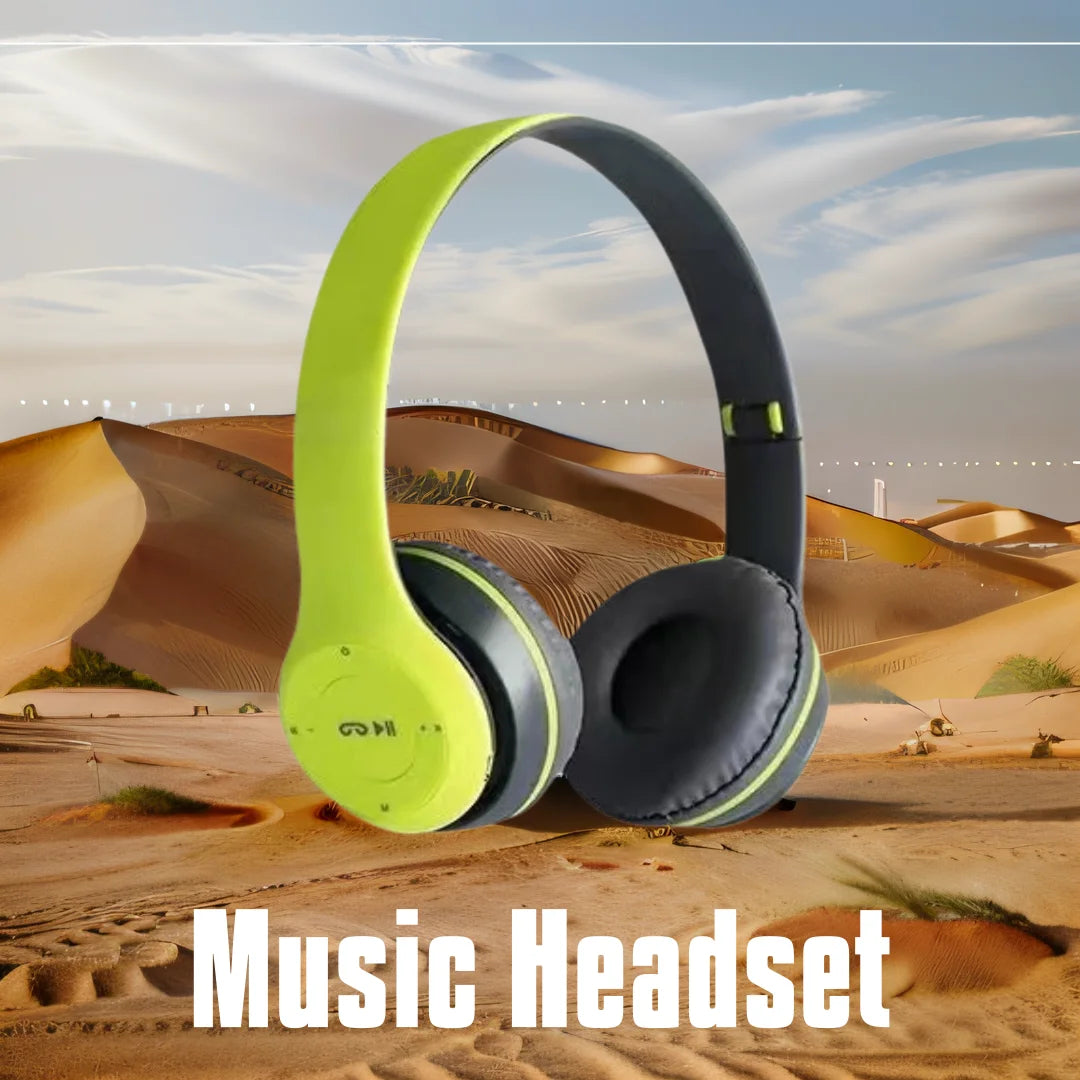 Stereo Headset Bluetooth Folding Series Wireless Sports Game Headset Wireless Headphones Foldable HIFI Headset Earphone with Mic