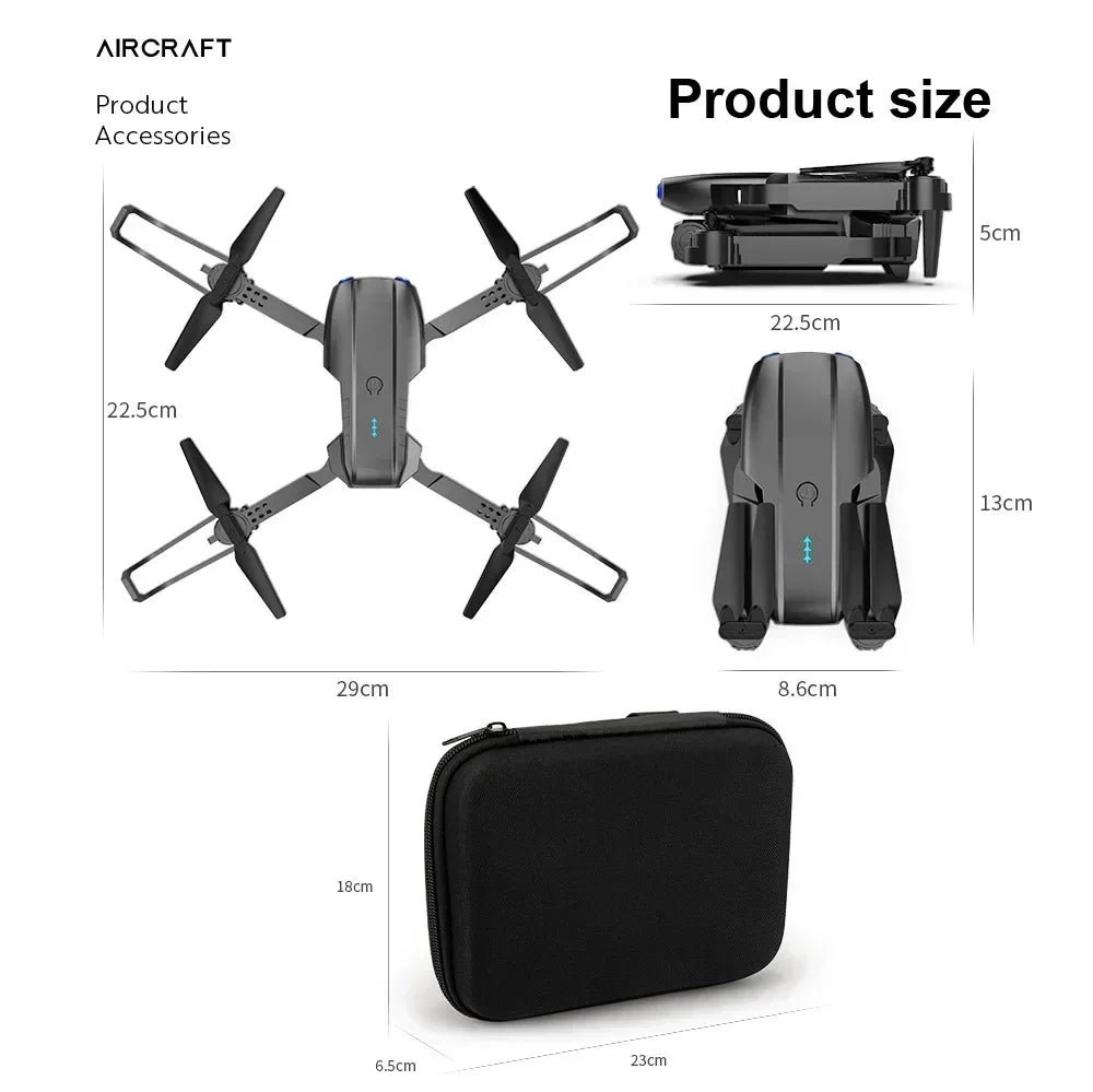 Foldable E99 K3 Pro HD 4K Drone With Dual Camera WIFI Aerial Photography RC Quadcopter High Hold Mode Helicopter Toy Gift