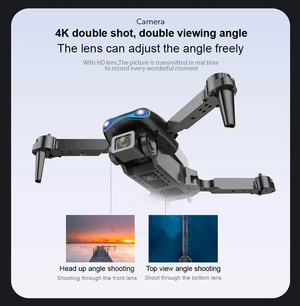 Foldable E99 K3 Pro HD 4K Drone With Dual Camera WIFI Aerial Photography RC Quadcopter High Hold Mode Helicopter Toy Gift