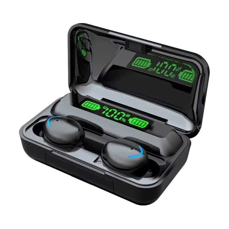 Bluetooth Headphones 9D Stereo High Bass Sport Earphones Handfree Touch Control Tws Wireless Earbuds Waterproof Headset