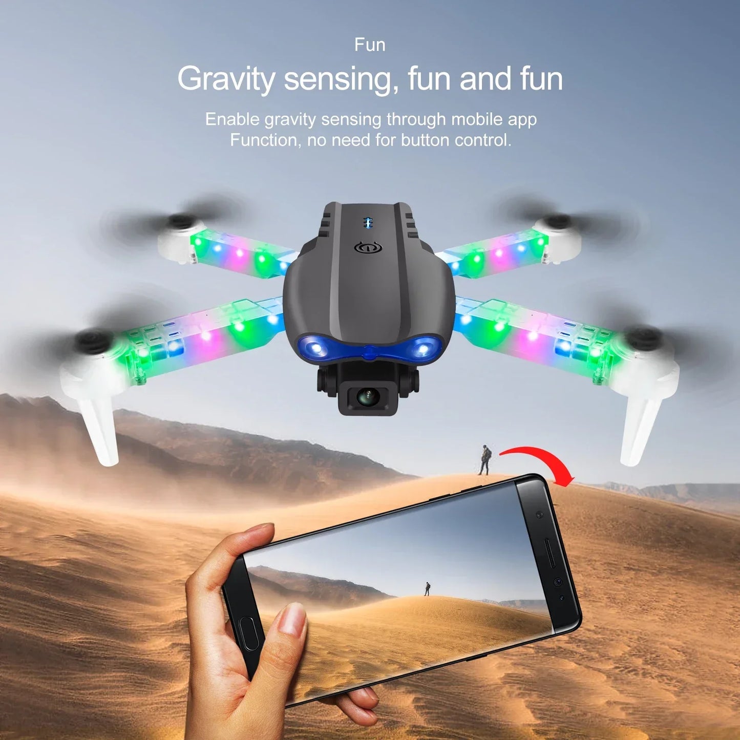 Foldable E99 K3 Pro HD 4K Drone With Dual Camera WIFI Aerial Photography RC Quadcopter High Hold Mode Helicopter Toy Gift