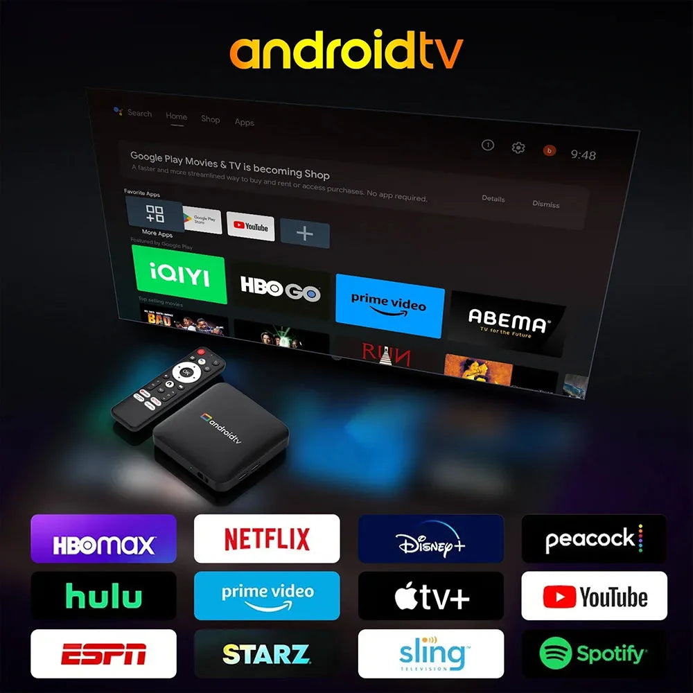 Global Version Set-top Box Smart Streaming Media Player TV Box H96Max S905L3 Android14 2.4G&5GWifi 4K Bluetooth Google Assistant