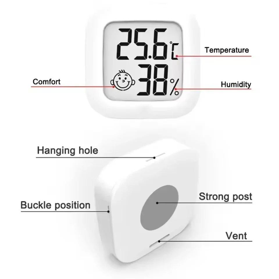 Mini LCD Digital Indoor Convenient Temperature Sensor Humidity Meter Gauge Instruments thermometer Hygrometer Temperature