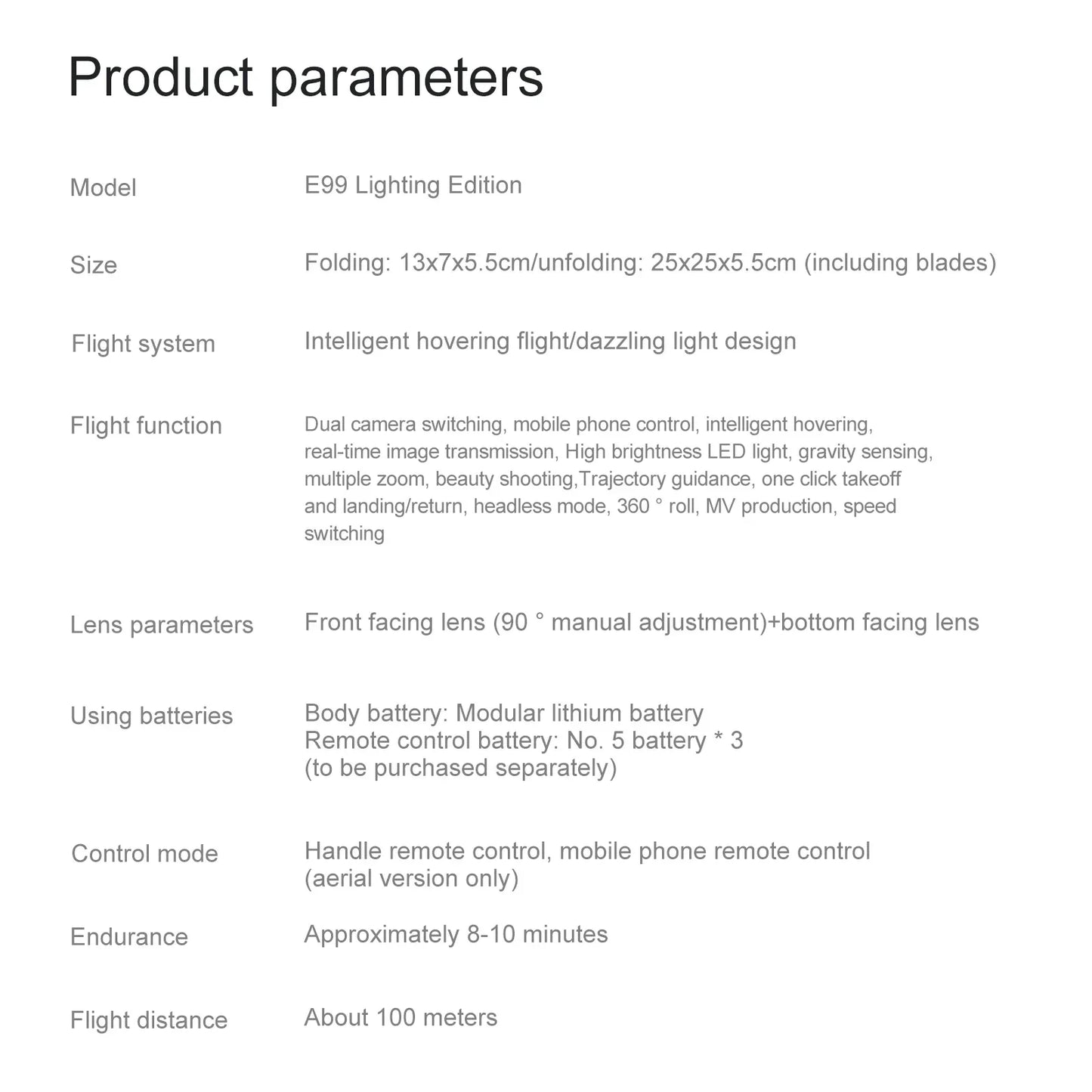 Foldable E99 K3 Pro HD 4K Drone With Dual Camera WIFI Aerial Photography RC Quadcopter High Hold Mode Helicopter Toy Gift