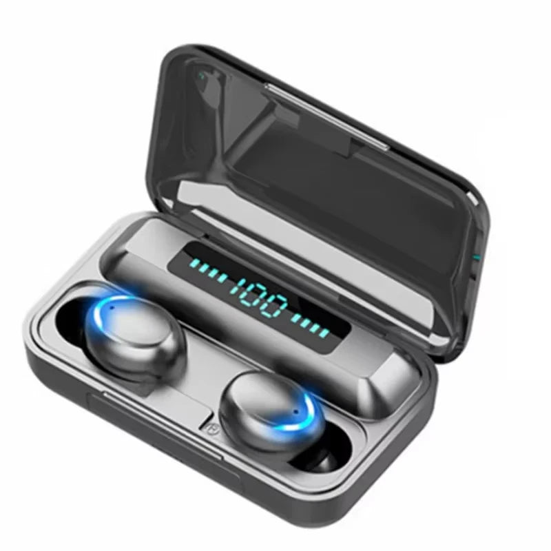 Bluetooth Headphones 9D Stereo High Bass Sport Earphones Handfree Touch Control Tws Wireless Earbuds Waterproof Headset