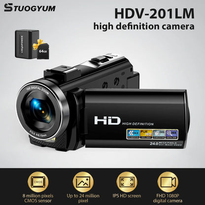 Digital Camera Photographic Cameras With 3.0 Inch Rotating Screen Professional Photo Camera Hd Video Kids Cameras  For Home