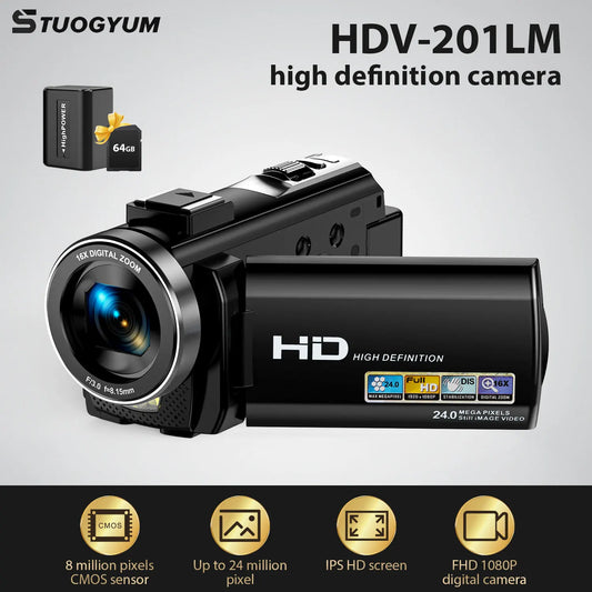 Digital Camera Photographic Cameras With 3.0 Inch Rotating Screen Professional Photo Camera Hd Video Kids Cameras  For Home