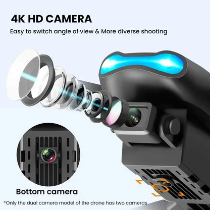 Professional HD E99Pro Drone 4k Dual WIFI fpv Quadcopter Aircraft with Obstacle Avoidance for Aerial Photography Drone Camera