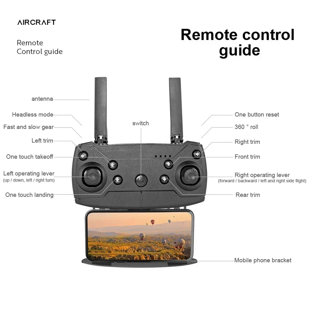 Foldable E99 K3 Pro HD 4K Drone With Dual Camera WIFI Aerial Photography RC Quadcopter High Hold Mode Helicopter Toy Gift