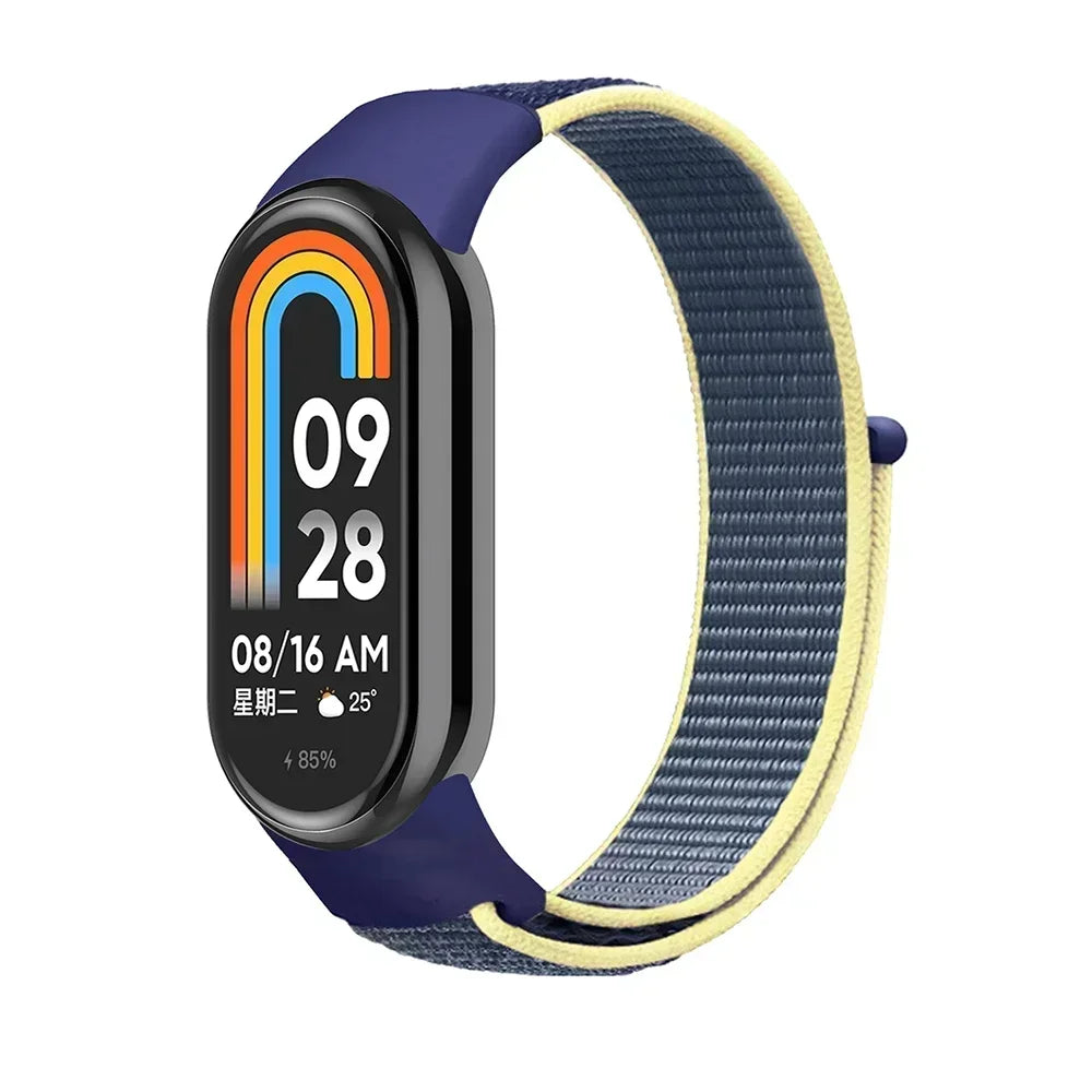 Nylon Loop for xiaomi Mi Band 9 8 Strap 8 NFC SmartWatch Wristband Correa Replacement sport pulsera for Miband 8 Bracelet Correa
