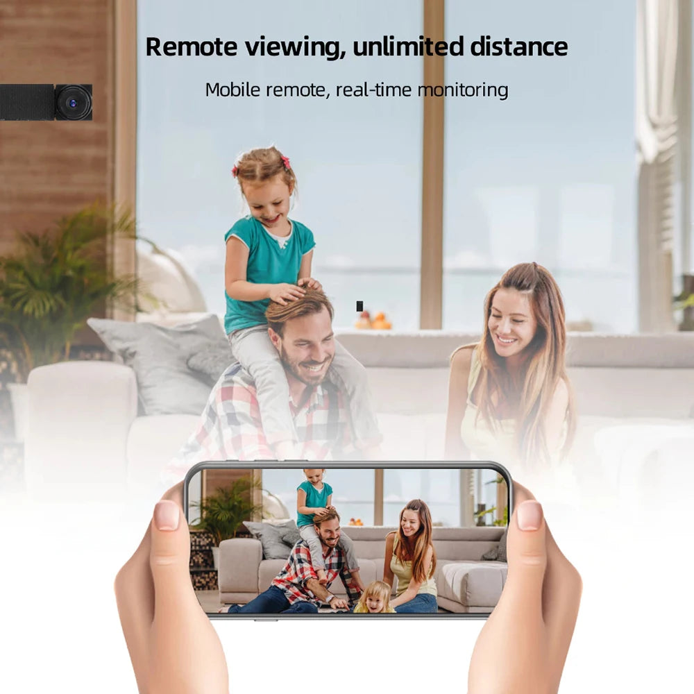 DIY HD 1080P WiFi Mini Camera Portable Video Recorder Micro Camcorder P2P Wireless Webcam Loop Recording Support Remote Viewing