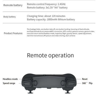 KBDFA 2023 New E88 Pro WIFI FPV Drone Wide Angle HD 4K 1080P Camera Height Hold RC Foldable Quadcopter Dron Helicopter Toys Gift