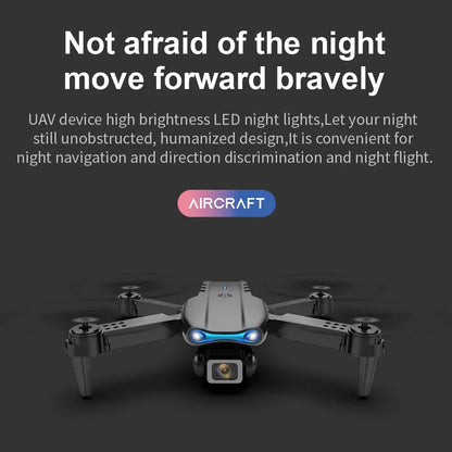 E99 Pro Drone With 4K Dual Camera Wifi Optical Flow And Obstacle Avoidance For Aerial Photography Quadcopter