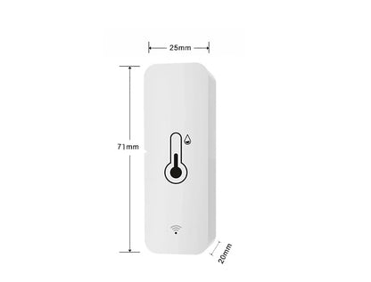 Tuya WiFi Zigbee Temperature Humidity Sensor Smart Home Indoor Hygrometer APP Monitoring Work with Google Home SmartLife Alexa