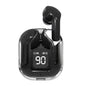 Original T2 Wireless Bluetooth Earphone Transparent HIFI Headphones LED Power Digital Display Stereo Sound Earphones for Phone