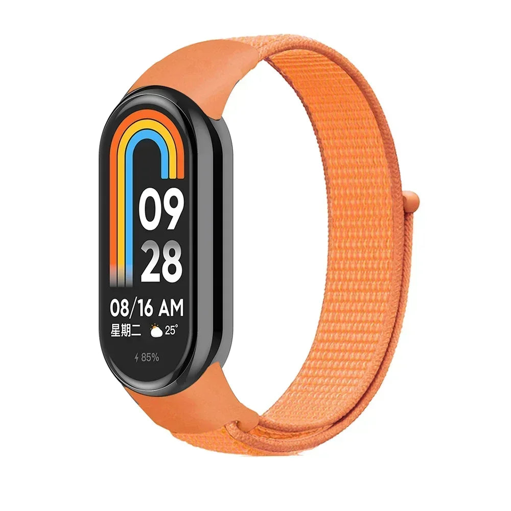 Nylon Loop for xiaomi Mi Band 9 8 Strap 8 NFC SmartWatch Wristband Correa Replacement sport pulsera for Miband 8 Bracelet Correa