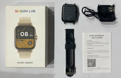 2025 Smartwatch Android Phone 1.44''Inch HD Screen Bluetooth Call Blood Oxygen/Pressure Monitoring Smart Watch Women Men Gift