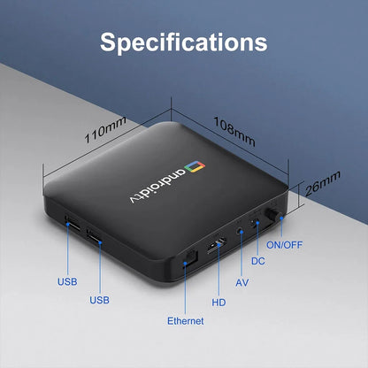 Global Version Set-top Box Smart Streaming Media Player TV Box H96Max S905L3 Android14 2.4G&5GWifi 4K Bluetooth Google Assistant