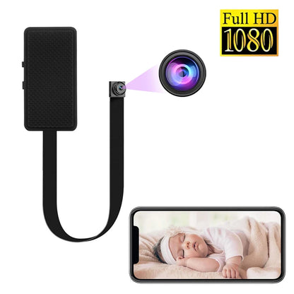 DIY HD 1080P WiFi Mini Camera Portable Video Recorder Micro Camcorder P2P Wireless Webcam Loop Recording Support Remote Viewing