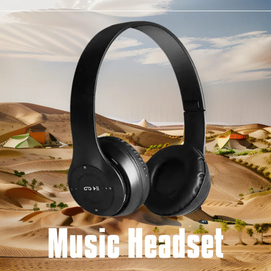 Stereo Headset Bluetooth Folding Series Wireless Sports Game Headset Wireless Headphones Foldable HIFI Headset Earphone with Mic