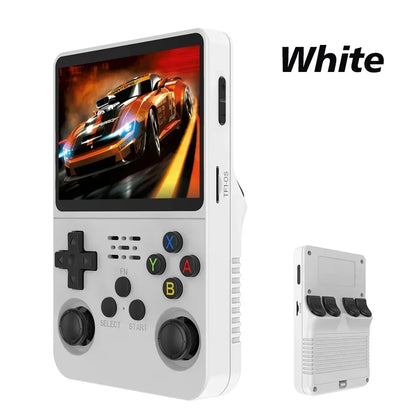 ARK 128G Retro Handheld Game Console Linux System 3.5 Inch IPS Screen Portable Pocket Video Player 2 Joystick 64G Games Kid Gift