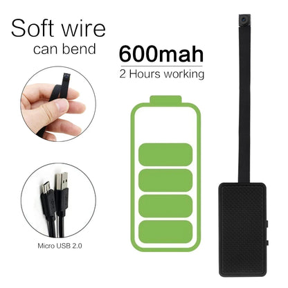 DIY HD 1080P WiFi Mini Camera Portable Video Recorder Micro Camcorder P2P Wireless Webcam Loop Recording Support Remote Viewing