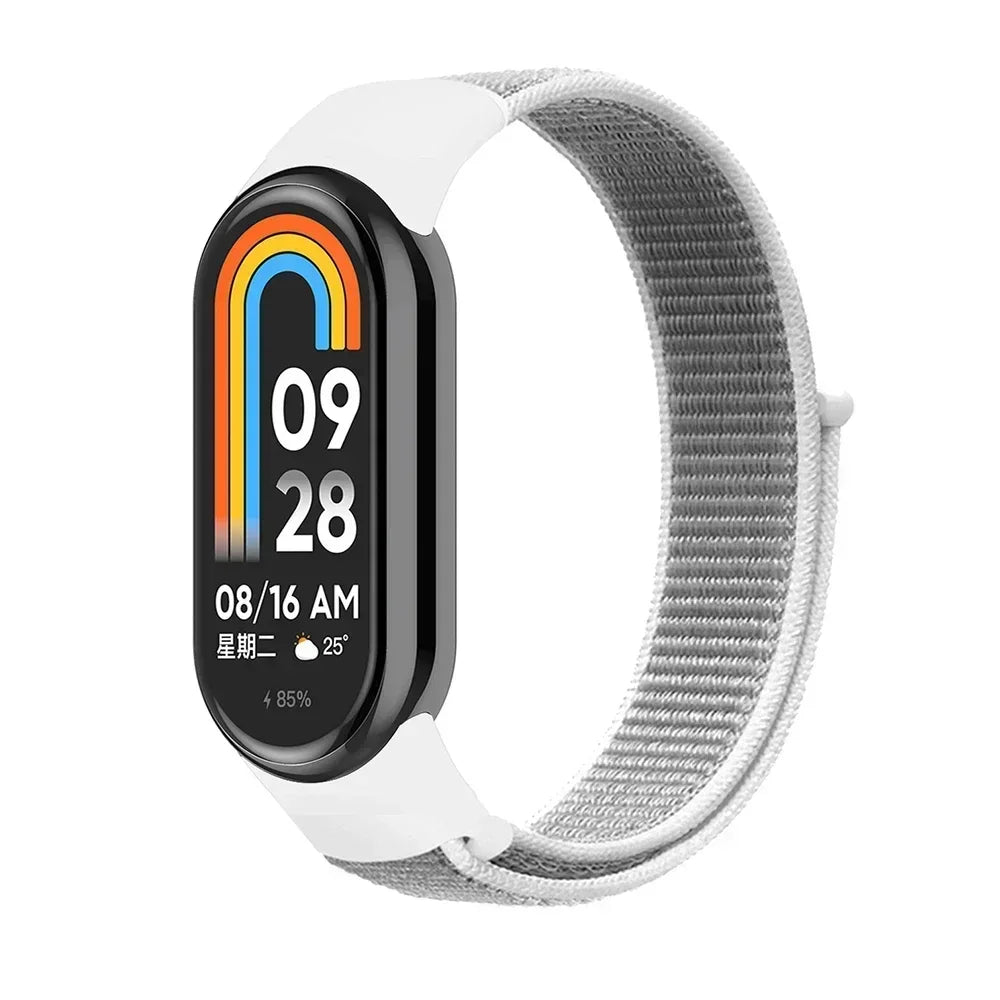 Nylon Loop for xiaomi Mi Band 9 8 Strap 8 NFC SmartWatch Wristband Correa Replacement sport pulsera for Miband 8 Bracelet Correa