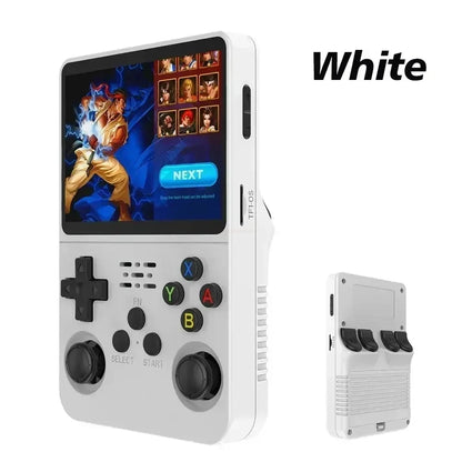 R36S Portable Handheld Game Controller with 3.5" HD Screen, Rechargeable Battery - Perfect Christmas Gift for Gamers