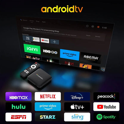 Global Version Set-top Box Smart Streaming Media Player TV Box H96Max S905L3 Android14 2.4G&5GWifi 4K Bluetooth Google Assistant