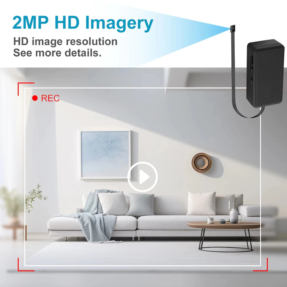 DIY HD 1080P WiFi Mini Camera Portable Video Recorder Micro Camcorder P2P Wireless Webcam Loop Recording Support Remote Viewing