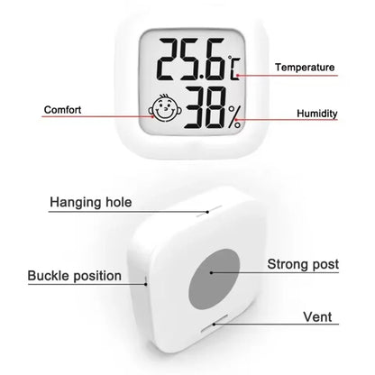 Mini LCD Digital Indoor Convenient Temperature Sensor Humidity Meter Gauge Instruments thermometer Hygrometer Temperature