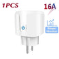 TUYA Smart Plug WiFi/Zigbee Socket EU 16A/20A With Power Monitor Timing Function Voice Control Works With Alexa GoogleHome