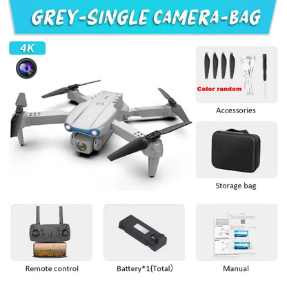 Professional HD E99Pro Drone 4k Dual WIFI fpv Quadcopter Aircraft with Obstacle Avoidance for Aerial Photography Drone Camera