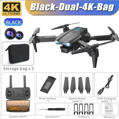 Professional HD E99Pro Drone 4k Dual WIFI fpv Quadcopter Aircraft with Obstacle Avoidance for Aerial Photography Drone Camera