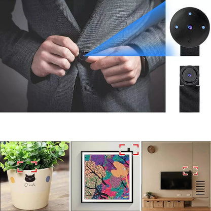 DIY HD 1080P WiFi Mini Camera Portable Video Recorder Micro Camcorder P2P Wireless Webcam Loop Recording Support Remote Viewing